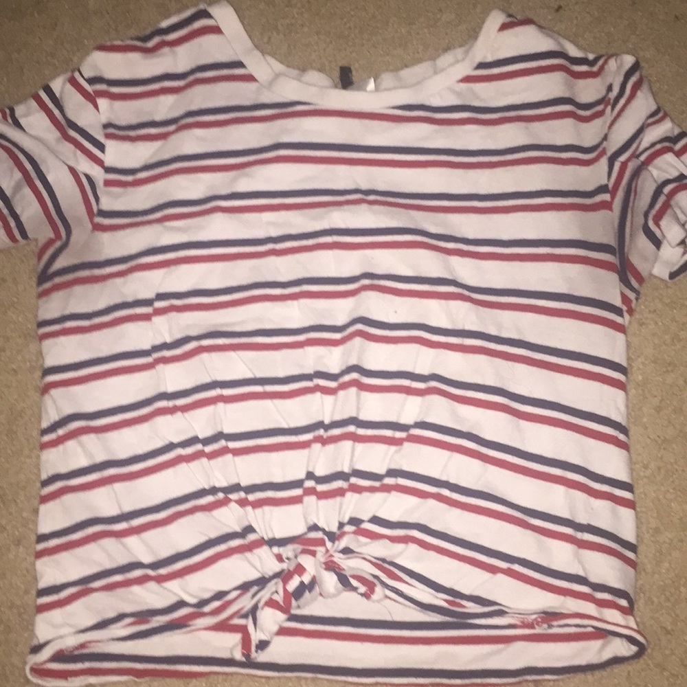 Striped Crop Top